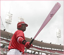 Ken Griffey Jr.'s pink bat
