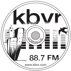 88.7 FM KBVR sticker